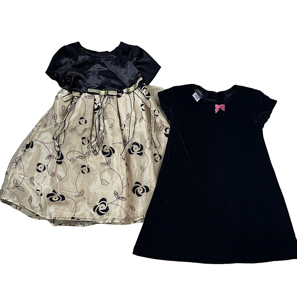 Marmellata Classics & Holiday Editions size 3t black & gold fancy dress bundle